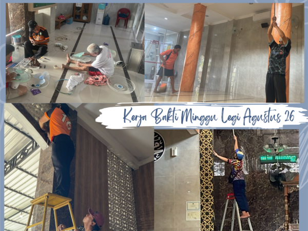 Kerja bakti Minggu legi 2 Agustus 2026